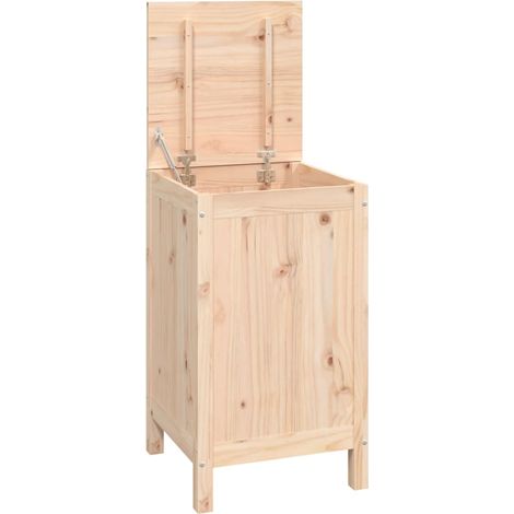 Maison Exclusive - Wäschetruhe 44x44x76 cm Massivholz Kiefer