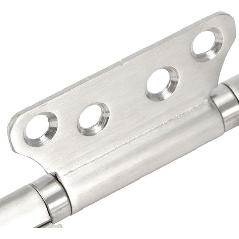 6 Pièces Charnières à Ouverture Plate en Acier Inoxydable pour Portes Fenêtres, Paliers Silencieux Quincaillerie Meuble (1/5)