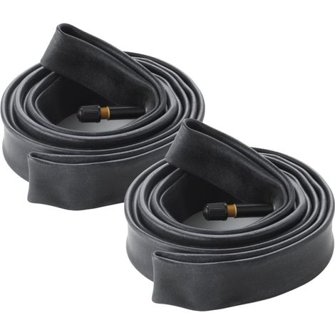 Fischer Fahrradschlauch X2 35/50-622 AV 28/29 Zoll mittel Doppelpack Fahrradschlauch