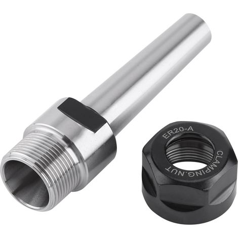 Porte-pince ER20 MT2 M10 pour fraisage frontal, adaptateur d'arbre CNC, outils de fraisage, queue conique (1/5)