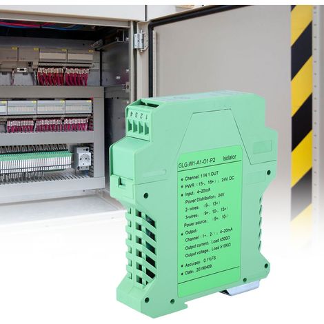 DC 24V DC Stromsignal-Isolator-Transmitter 4-20mA SPS-Erkennungssignalaufbereiter (3) (1/5)