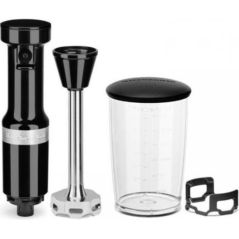 Mixeur plongeur sans fil en plastique noir, 180 W (1/5)