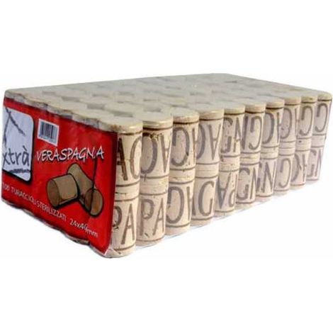 Tapón de corcho auténtico de España 24X40 pz.100 Xtra