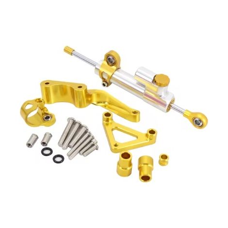 Ducati Monster 1100S 2018 - Kit de conversion pour moto : amortisseur de direction en titane pour une meilleure stabilité.