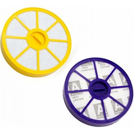 2pc Lot de 2 filtres compatibles pour Dyson DC05 DC08 DC15 DC19 DC20 DC21 Aspirateur, filtre Hepa Accessoires de rechange Série Post et Pre Moteur (1/3)