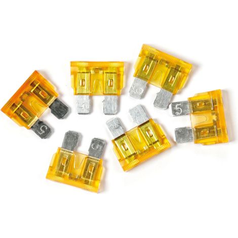 Smart Led, set 6 fusibili lamellari con spia a led, 12/32V - 5A (1/5)