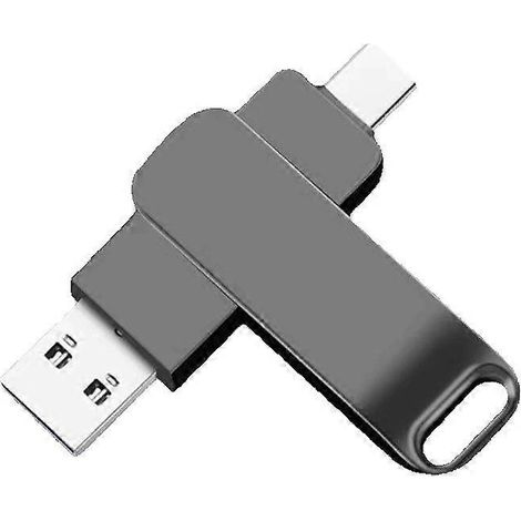 Disque SSD externe de 2 To, compatible USB 3.0/2.0 Type-C, stockage haute vitesse (2 To) (1/5)