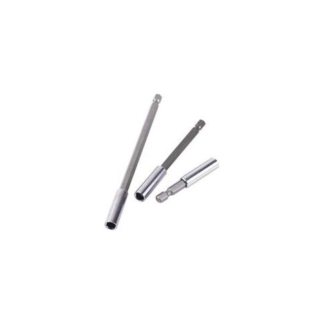 Eosnow,Porte-embout magnétique 3 pièces, ensemble d'extension de foret de 6 cm/10 cm/15 cm, porte-embout de tournevis à tige hexagonale 1/4 "