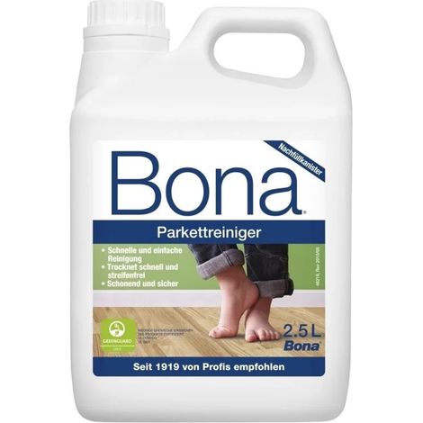 BONA Reiniger 2,5 Liter für Parkett- & Holzboden NF-Kanister f. Spray Mopp (1/5)