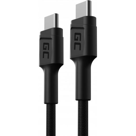 Green Cell KABGC31 USB cable USB 2.0 0.3 m USB C Black (1/2)
