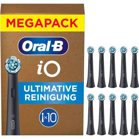 Oral-B iO Ultimative Reinigung BLACK 10er FFU Aufsteckbürsten