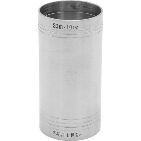 The bars tube jigger 15 - 45 ml misurino cocktail, qualità professionale