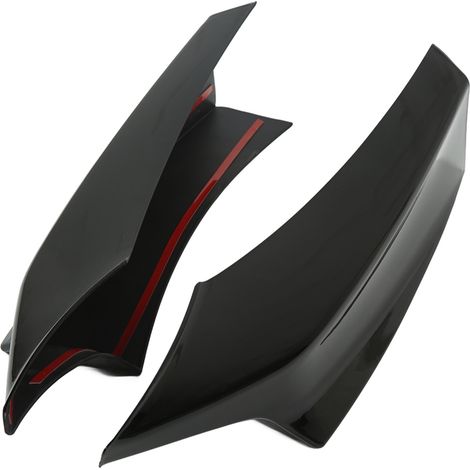 Kit de spoiler de pare-chocs avant en deux parties et diffuseur de jupe latérale noir brillant pour BMW Série 1 F20/F21 restylage/restylage de mi-cycle et M Sport (2012-2015). (1/5)