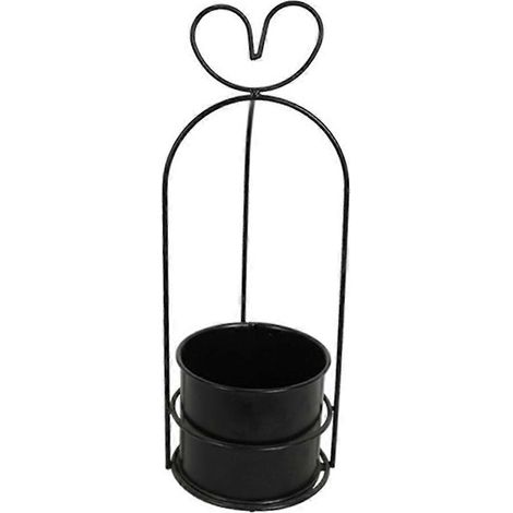 Hier ist ein Vorschlag für einen Titel auf Französisch, SEO-optimiert und mit maximal 190 Zeichen: Handgefertigte schmiedeeiserne Vase im nordischen Stil – Blumentopf für Sukkulenten, Dekoration für d