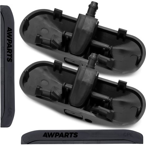 2 adaptadores para boquillas de limpiaparabrisas antiniebla para VW Passat B6 B7 Golf VI