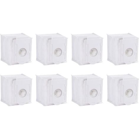 Lot de 8 sacs à poussière de rechange pour aspirateur balai sans fil Samsung VCA-ADB90, compatible avec les stations de nettoyage des séries Jet 70, 75 et 90. Accessoires et pièces détachées inclus. (1/5)