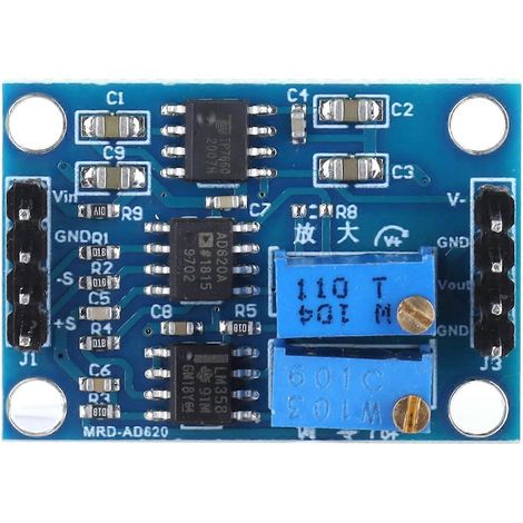 Spannungsverstärkermodul Mikrovolt-Millivolt-Signalinstrumentierungs-Transmitterplatine AD620