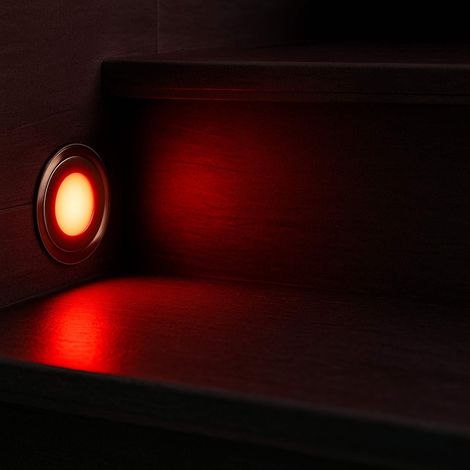 Baliza LED Exterior Empotrable - RGB - 0,7W - IP67 - Ø60mm