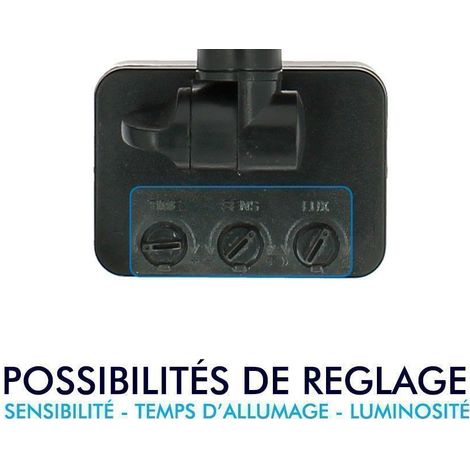 50W LED-Fluter Schwarzer Bewegungsmelder IP65 Farbtemperatur: Warmweiß 3000K