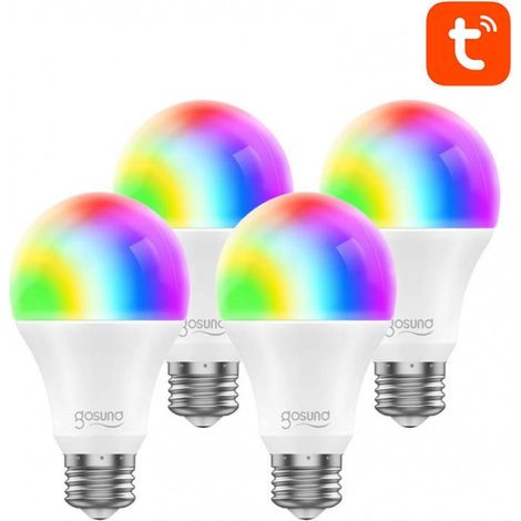Confezione 4 lampadine Led E27 Rgb 8w Wifi Gosund Wb4 Wb4-4pack
