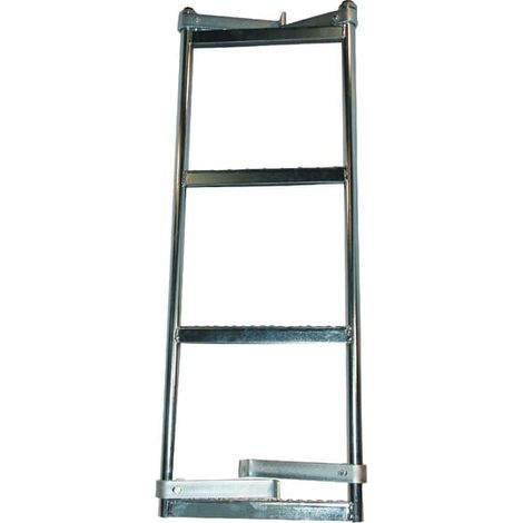 Aufstiegsleiter 4 Stufen UNIVERSAL KS984