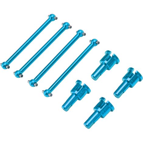 Jeu de 4 rotules de direction en métal bleu pour différentiel WLtoys A959 A949 A969 A979, pièces détachées RC 1/18. (1/5)