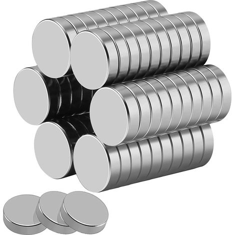 30 Stück Neodym-Magnete, 15 mm Durchmesser x 4 mm Dicke, Seltenerd-Magnetron-Scheibenmagnete für Kunsthandwerk, Hobbys und Büroorganisation