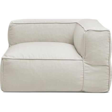 BOBOCHIC - Angle pour canapé de jardin modulable GIULIA avec bâche de protection Beige (1/5)