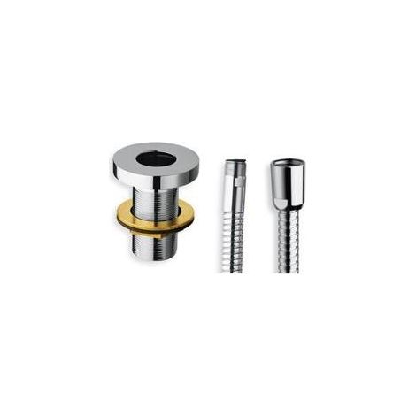 Cristina Ondyna – Support flexible pour douchette sur gorge chrome – Ressort intégré – AC61451 (1/2)