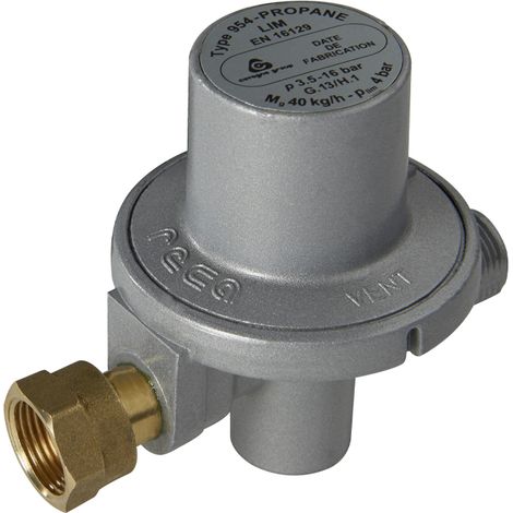 Limiteur de pression propane - 40kg/h - 4bar - E=écrou 20x150/S=20x150 - Favex