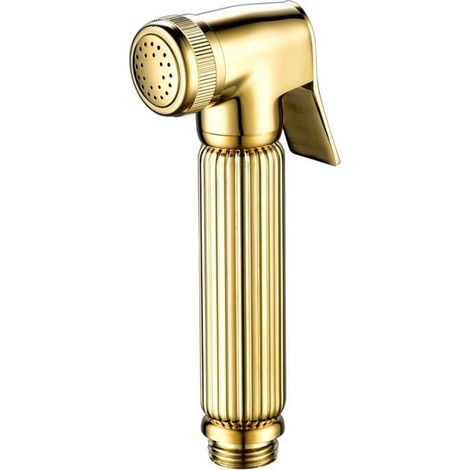 Douchette WC Femme Or Tout Cuivre Toilette Main (1/4)