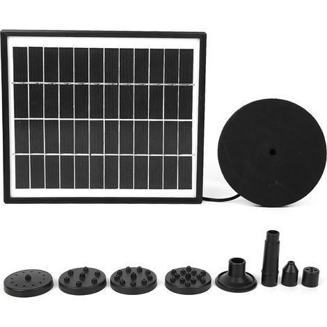 12V 5W Pompe solaire à eau pour fontaine, pompe d'oxygène pour aquarium avec énergie solaire (1/5)