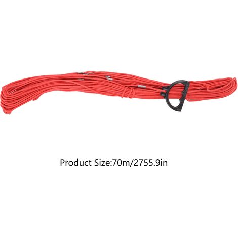 Corde en Nylon avec Âme Acier pour Construction, 70m - Polyvalente et Résistante (1/5)