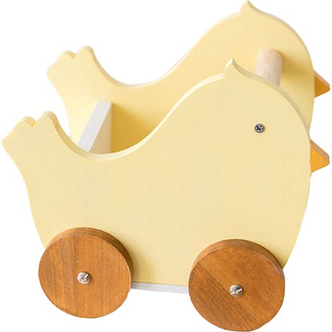 Organisateur de bureau mignon en bois pour enfants, stickers et fournitures de bureau pour chambre, école ou dortoir. (1/5)