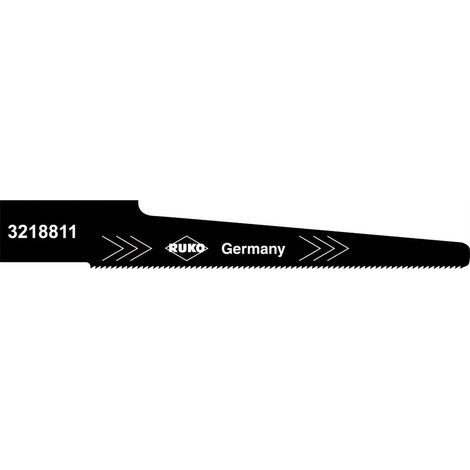 Lames de scie sauteuse RUKO, paquet de 5, acier ultra-rapide, 91,5 mm (pas de 1 mm)