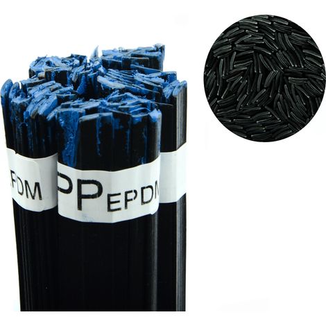Bindemittel zum Schweißen von Kunststoff PP/EPDM, schwarz, 100 g, 12 mm Streifen