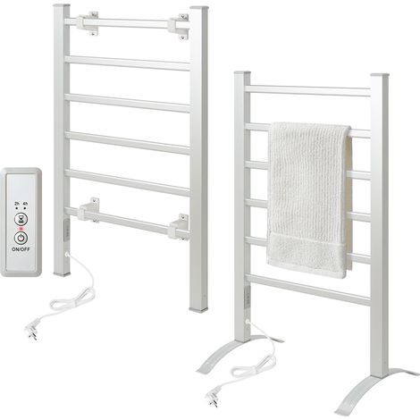 Todeco Handtuchhalter ohne Bohren, Handtuchtrockner Elektrisch für Bad, Elektrischer Handtuchwärmer mit Timer, 90x53x35.5cm, Handtuchheizkörper Elektrisch (1/5)