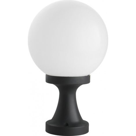 Lampada da giardino sfera 20cm nera E27 IP43 SU-MA (1/3)