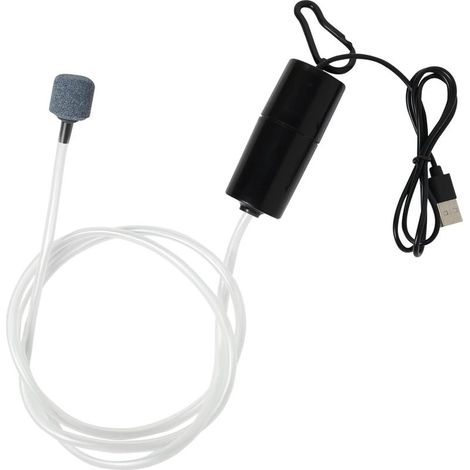 Mini Pompe à Air pour Aquarium, Pompe à Oxygène pour Aquarium, Pompe à Oxygène à économie d'énergie 1W (1/5)