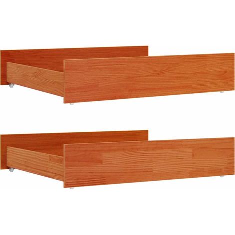 Maison Exclusive - Cajones de cama 2 uds madera maciza de pino ma
