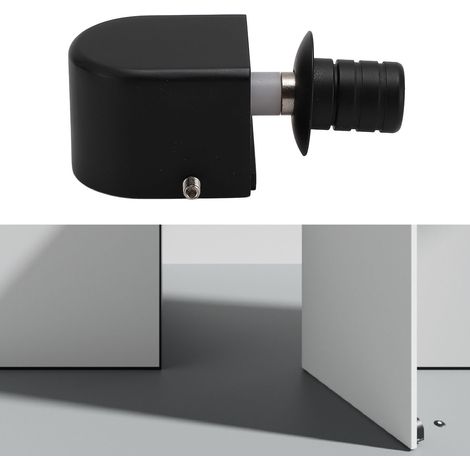 Butoir de Porte Magnétique Invisible Windproof Mécanique pour Plancher - Silencieux, Anti-Collision, Aluminium Alloy, Étanchéité Maximale 0.8 Pouces - Pour Maison, Bureau, Famille (1/5)
