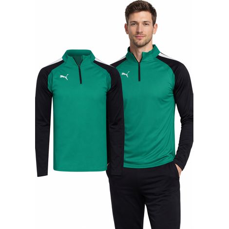 PUMA - FELPA DA UOMO - TEAMLIGA 1/4 ZIP TOP DRY CELL 657236-05 L