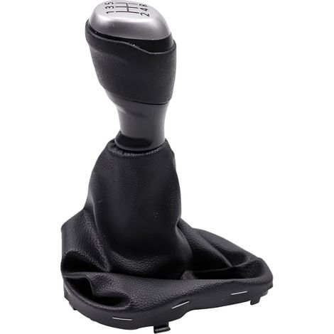 Soufflet de levier de vitesse en cuir synthétique pour Dacia Logan II 2012 2013-2022 Renault Symbol Pen Kit de réparation de cadre anti-poussière (R5) (1/5)