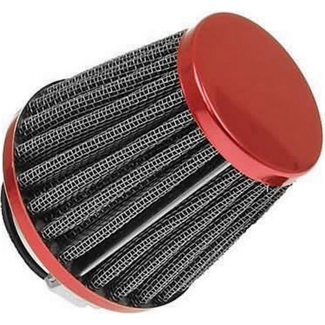 Filtro aria Powerfilter 101 ottani/cono/cono, rosso, dritto, 38 mm