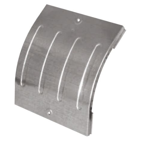 Coperchio curva discesa 45 passerella portacavi acciaio zincato sati cd45 s5 100 h80 1050503