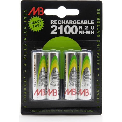 Piles LR6 rechargeables 2000mA (1/5)