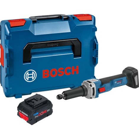 Bosch GGS 18V-23 LC Smerigliatrice diritta professionale a batteria 18 V senza spazzole + 1x batteria ProCORE 8,0 Ah + L-Boxx - senza caricabatterie