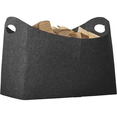 Pack organisateur de stockage de bois de chauffage rare Perle, sac de stockage de bois de chauffage, sac à main de bois de chauffage , Noir (1/4)