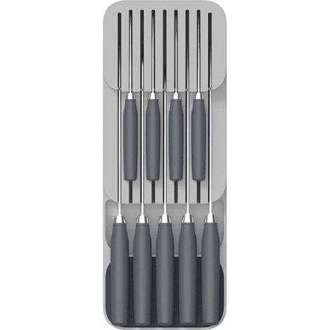 Porte-couteaux gris l.15 x P.39.8 cm x H.7.5 cm (1/4)