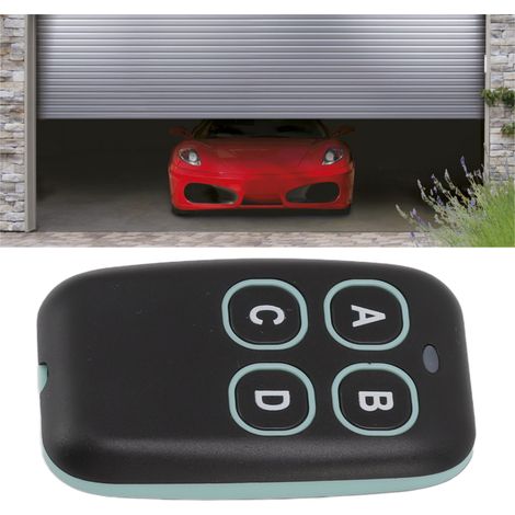Télécommande RF 4 Boutons 433MHz Pour Porte de Garage et Alarmes - Portée 50m, Facile à Copier, DC 12V, ABS (1/5)